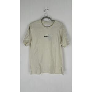 Seek Discomfort Essential Tee Shirt Off White Unisex Large New Yes Theory